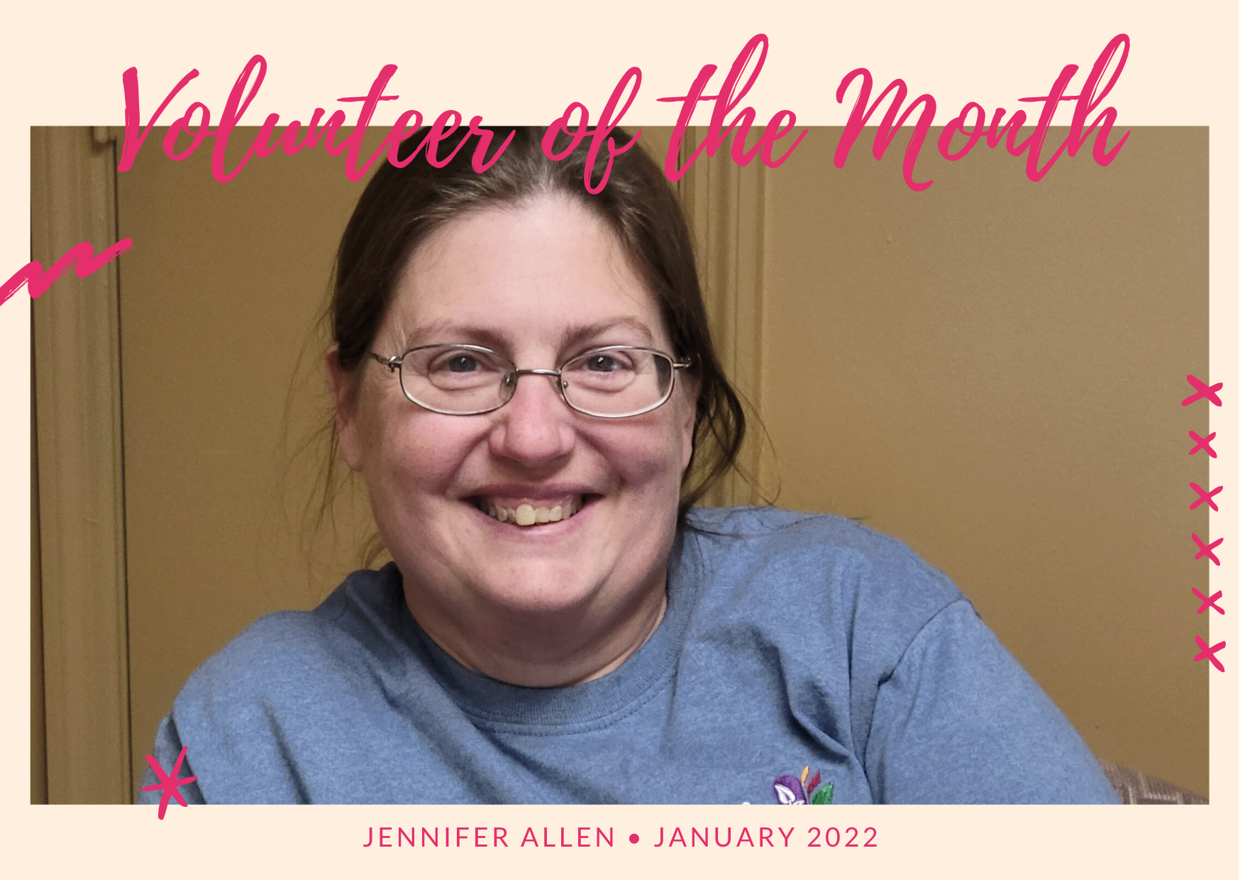 Volunteer of the Month-Jennifer Allen