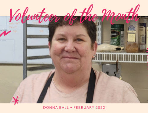 Volunteer of the Month of February-Donna Ball