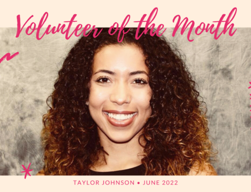 Volunteer of the Month of June-Taylor Johnson